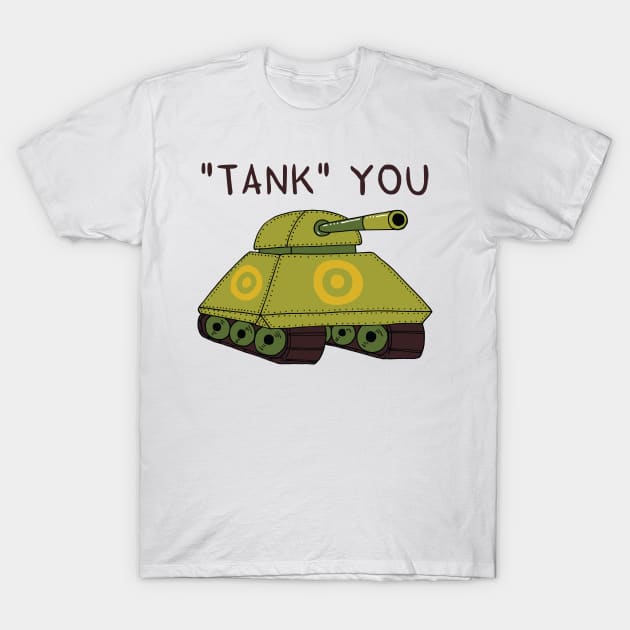 Tank you T-Shirt by adrianserghie